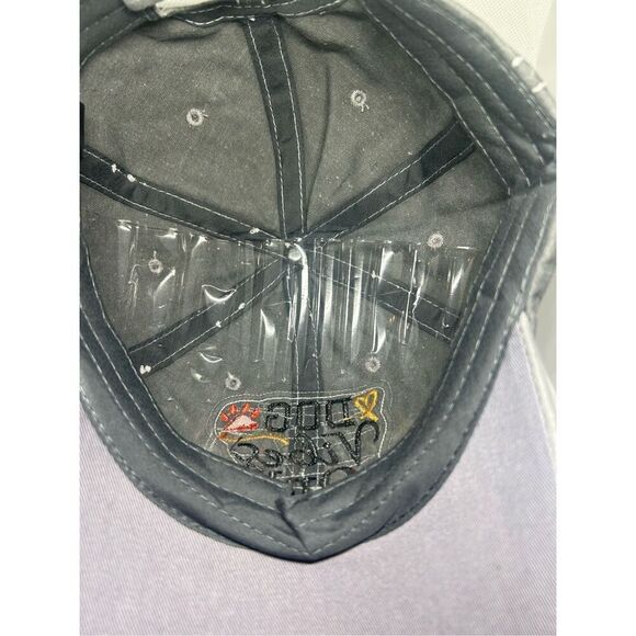 Dog Vibes Only Distressed Baseball Cap – Paw Print Patch Adjustable Hat - Picture 4 of 5